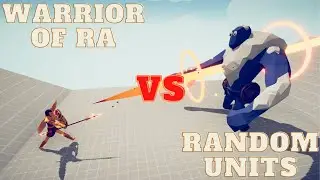 🏹WARRIOR OF RA vs RANDOM UNITS🗡😱😱- Totally Accurate Battle Simulator - TABS