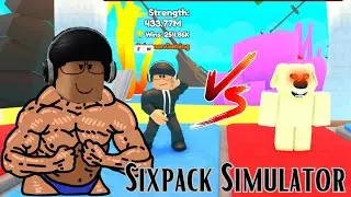 I want to be the STRONGEST MAN ALIVE! l Roblox Sixpack Simulator!