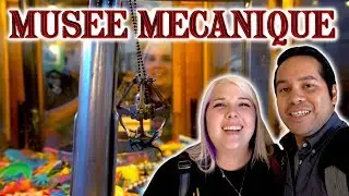 Retro claw machines and arcade games at Musee Mecanique!