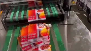 Latest high speed center seal pouch making machine (150pcs/min)