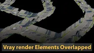Vray render Elements Overlapped | How to fix it?