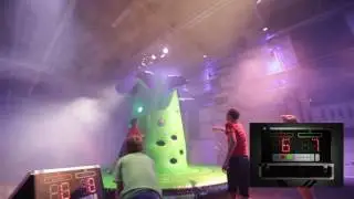 Interaktive Kletterberg. Aufblasbare Eventmodule mit Sensoren. Weltneuheit!