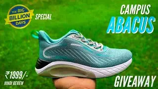 Campus Abacus Running Shoes for Men !Unboxing & Review!Flipkart Big Billion Days!Giveaway Check Bio