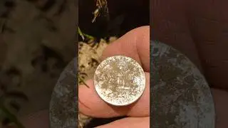 BIG SILVER !!! #viral #metaldetecting #relic #treasure #youtubeshorts #cool #coin