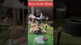 Rear leg work #baseballplayer #viral #baseballhitting #baseballtraining