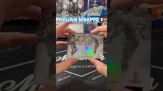 #kylianmbappe Negative Refractor🇫🇷⚽️ #soccercards #psg #topps  #sportscards #thehobby #packrip