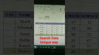 How to search data with color code #viralshort #shortvideo #education #trending #trend #exceltips