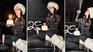 Жена Сайруса Добре, Бренда, отметила свой 25-й день рождения ночью на крыше автомобиля.