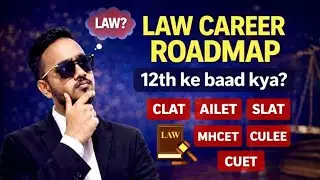 Law Career Roadmap After 12th | CLAT, AILET, SLAT, MHCET, CUET Explained