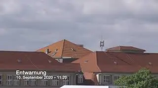 Sirenenalarm Warntag 2020 in Dresden
