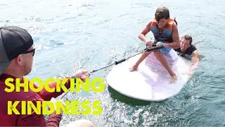 TEN YEAR OLD BOY WITH CEREBRAL PALSY RECEIVES CUSTOM SURFBOARD |SURFING INDEPENDENTLY FOR FIRST TIME