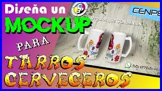 🔴 Cómo diseñar un MOCKUP de TARRO CERVECERO - Paso a Paso
