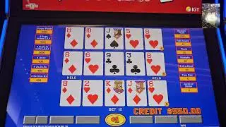 VIDEO POKER HIGH LIMIT 3 LINES                      @VegasSlotsVP