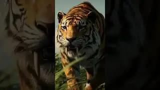 Prehistoric tigers date back 100 million years #tiger #prehistoric #shorts
