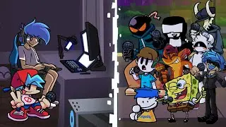 Split But Different Characters Sing It 🎤 (FNF Everyone Sings Split)