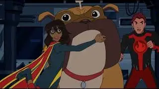 Lockjaw - all scenes + licking scenes | marvel rising: secret warriors (HD X Looped)