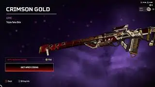 Epic Skin for the Triple Take (Crimson Gold), S19 Monthly Update. [Apex Legends - Highlight - Jan24]