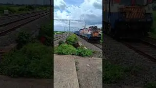 WAG7 freight train #railway #short #shorts