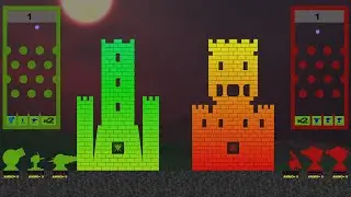 Castle Destruction Marble Race in Algodoo | The War Day #304