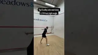 Squash - top 5 volley exercises. Try it every week for 10 weeks - see if your ball control improves.