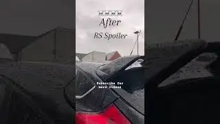 ☠️ RS #spoiler on focus mk3 #automobile #restoration #service #mechanic #autoservices #howtorepair