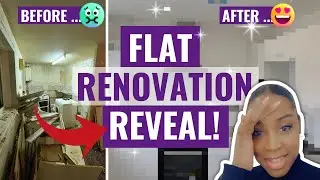 🏠 Finally finished here is the reveal! | Nottingham one bedroomed flat refurb! | Completed! 👷🏾&zwj;♀️