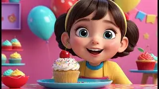 Counting Cupcakes on the Birthday Table | Fun Counting Song for Kids | Sweet Learning Adventure