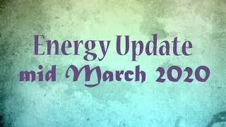 Energy Update: mid March 2020 and more