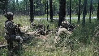 Soldiers Firefight At Fort Polk's JRTC