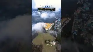 Tawang Monastery - The World's Second Largest Buddhist Monastery #Tawang Beautiful Tawang