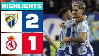 M&Aacute;LAGA CF 2 - 1 CULTURAL Y DEPORTIVA LEONESA | RESUMEN LALIGA HYPERMOTION