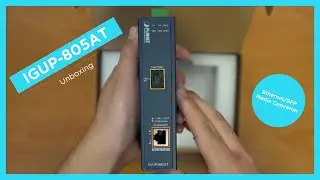 IGUP-805AT (Ethernet/SFP Media Converter) | Unboxing