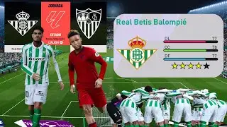 JUGAMOS EL DERBI SEVILLANO !! Pes 25 || Liga Master || Real Betis