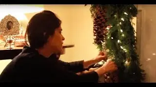 Decoración navideña (chimenea)