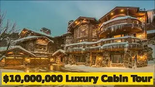 Inside a $10,000,000 Luxury Park City Cabin Mansion Tour