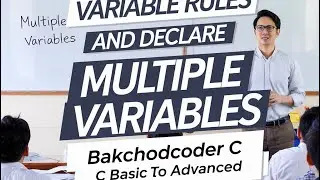 VARIABLE RULES and MULTIPLE VARIABLE declaration||