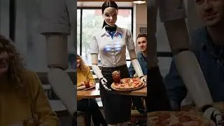 This Beautiful Robot Waitress Looks Almost Human &mdash; And She Smiles Too!
