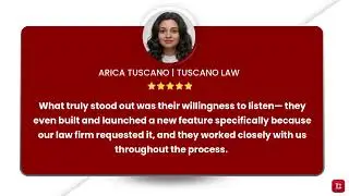 Legal Aid Billing for BC Lawyers - Listen to Arica from Tuscano Law, how uLaw helped them streamline