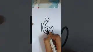 How to draw a drawing from 16 number#viral #art #trending #artist #drawing #easydrawing #viral #art