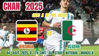 CHAN 2025 :  Ouganda vs Alg&eacute;rie. Les Fennecs visent la gloire face &agrave; l&rsquo;Ouganda !