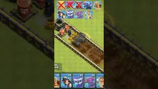 Trap vs Troops Let's see what happens. Clash of Clans #shorts #shortsfeed #viral