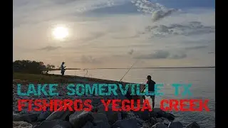 Fishbros Bankfishing at Yegua Creek Park in Lake Somerville