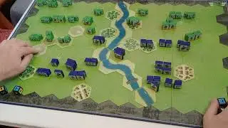 El cruce del Berezina. Command and Colors Napoleonics. Campa&ntilde;a rusa.