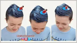 Penteado Infantil de Surf para Cabelo Maluco 🏄&zwj;♂️💖| Crazy Hair Day | Hair Tutorial for Boys 🏄&zwj;♂️💖