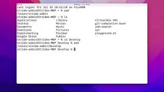 Learn to Code with Ruby V2 - 01 - Introduction & Installation - 04  -  macOS Work with the Terminal