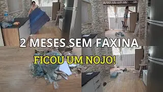 CANSEI !! 2 MESES SEM LIMPAR | OLHA O ESTADO QUE EST&Aacute; 
