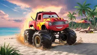 Kids Bedtime Story : Blaze The Monster Truck's Mission