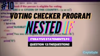 NESTED IF in Python (SUPER EASY) | Class 11 CS CBSE | #Class11CS
