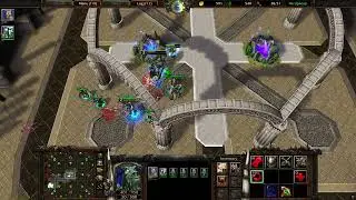 Warcraft III MARKET SQUARE ORC vs ALL!!!