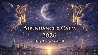 2026 Abundance • Calm  | 1 Hour Deep Harp Ambient for Luck, Prosperity • Inner Peace